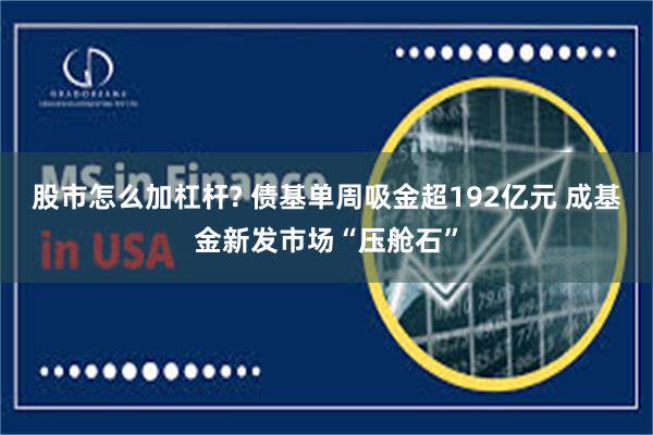 股市怎么加杠杆? 债基单周吸金超192亿元 成基金新发市场“压舱石”