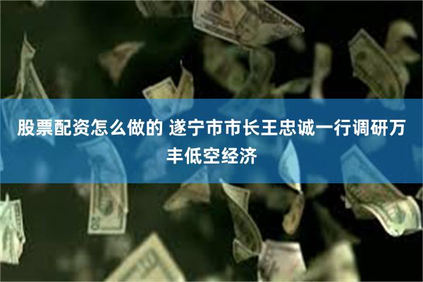 股票配资怎么做的 遂宁市市长王忠诚一行调研万丰低空经济