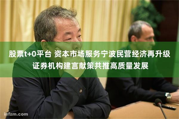 股票t+0平台 资本市场服务宁波民营经济再升级 证券机构建言献策共推高质量发展